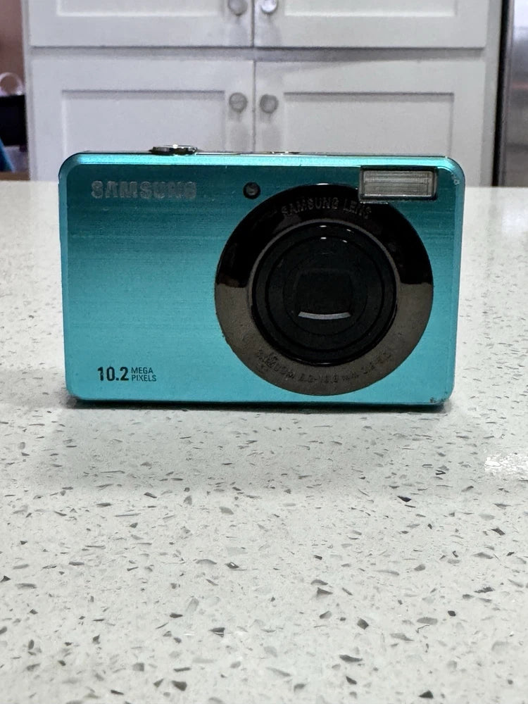 Samsung SL202 10.2MP Digital Camera Blue w/ Battery FOR PARTS