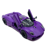 1/36 Pagani Utopia Model Car Diecast Toy Cars Toys for Boys Kids Gifts Purple