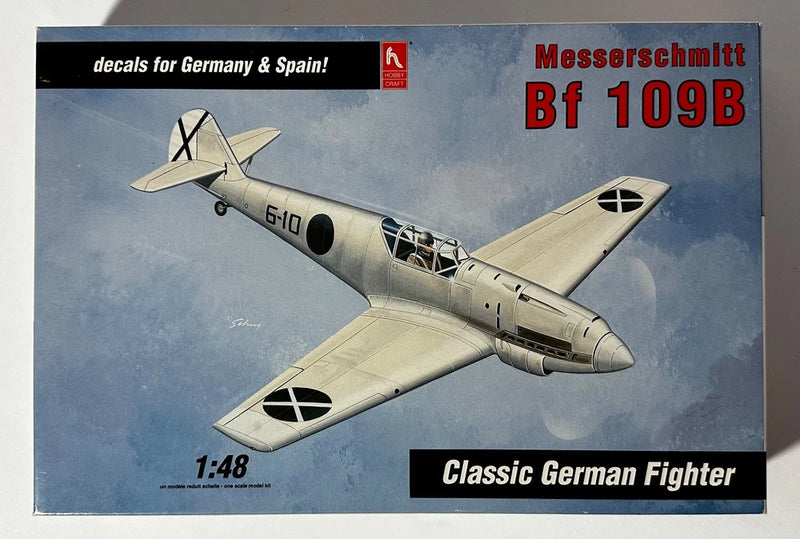 HobbyCraft sealed 1/48 Messerschmitt Bf 109B model kit box (HC1566)