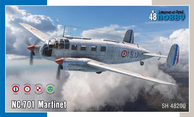 1:48 SNCAC NC.701 Martinet aircraft model kit by Special Hobby