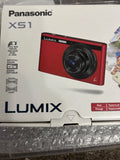 Panasonic LUMIX DMC-XS1 Red Digital Camera Tested Working