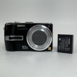 Panasonic Lumix DMC-TZ3 7.2MP Leica Lens Black Digital Camera