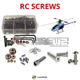 RCScrewZ Stainless Screw Kit efl009 for E-Flite Blade SR | KIT Battery