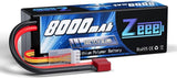 3S Lipo Battery 8000mAh 11.1V 100C RC Lipo with T Connector Hard Case Battery