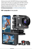 5K Waterproof Action Camera Wi-Fi Image Stabilization Remote Control Black
