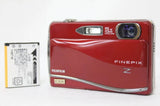 [ Exc+++++] FUJIFILM FINEPIX Z800 EXR 12MP Touch Digital Camera Red From Japan