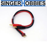 MT RACING MTR1004 Deans to Banana Plug 12" Charge Lead HH
