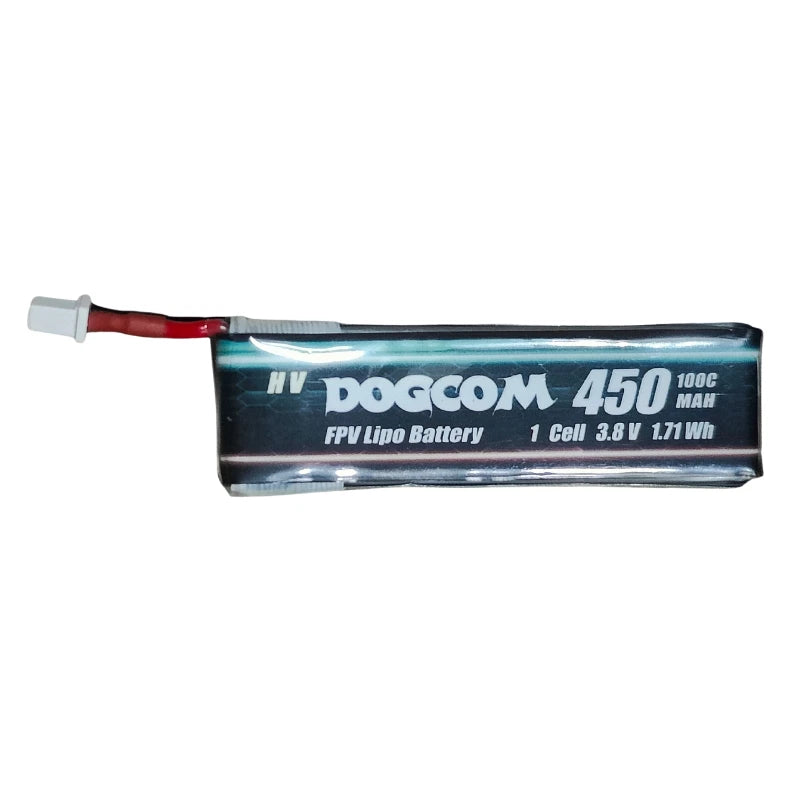 DogCom 1S 450mAh 4.35V HV LiPo Battery BT2.0 - SHIPS from USA
