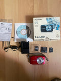 Panasonic Lumix DMC-S5 Digital Compact Camera RED 16.1 mp