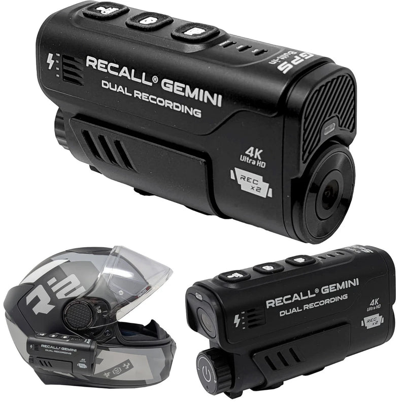 Dual  Recording Motorcycle Camera Double Motorbike  Front & Rear Helmet Dash Cam