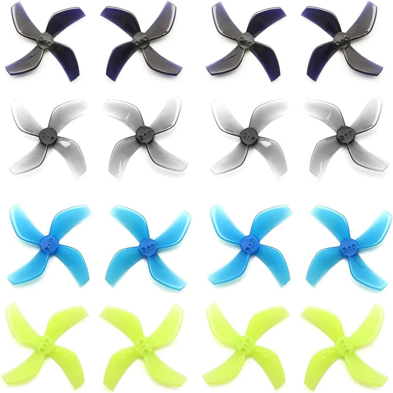 8Pairs Gemfan D51 2020 Propeller 51mm 4 Blade Props with 1.5mm Hole for RC FPV