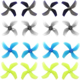 8Pairs Gemfan D51 2020 Propeller 51mm 4 Blade Props with 1.5mm Hole for RC FPV