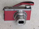 Fujifilm XF1 Digital Compact Camera, Red + charger, spare battery, case, sd card
