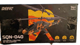 DEERC SQN-040 Colorful Lighting RC Apache Replica Helicopter w/ Remote