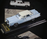 CZ Sunstar 1:64 Light Blue 1979 Continental Town Model Diecast Display Car