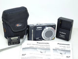 Panasonic LUMIX DMC-TZ10, 12.1MP Digital Camera - Black with Accessories.
