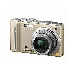 Panasonic Lumix DMC-TZ10 Digital Camera Gold Compact 12x Zoom From Japan