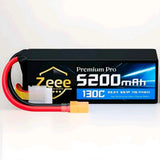 2x Zeee 22.2V 130C 5200mAh XT90 6S Lipo Battery Ultra-Low Internal Resistance