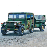 Academy 1/35 M151A2 Hard Top with Trailer ¨CRealistic Military Jeep & Accessories