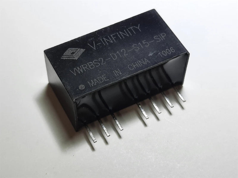 1pc CUI Inc. VWRBS2-D12-S15-SIP DC 9V-18V Input  15V Iso DC Out