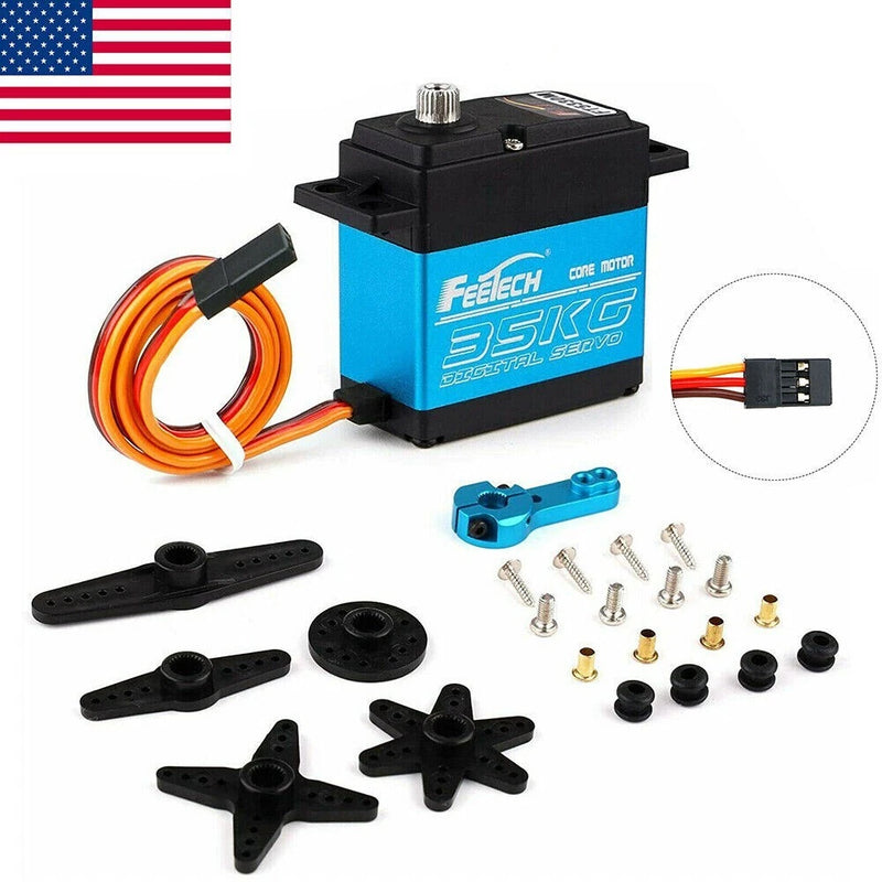 35kg Full Metal Gear Waterproof Digital Servo HIGH TORQUE SPEED for RC Car Servo