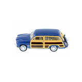 5402. 1949 Ford Woody Wagon, Blue. Kinsmart - 1/40 Scale Diecast Model Toy Car