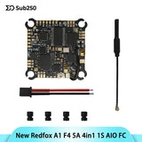 Sub250 Redfox A1 F4 1S AIO FC 5A 4in1 ELRS 2.4G w/ A30 Power FPV Drone