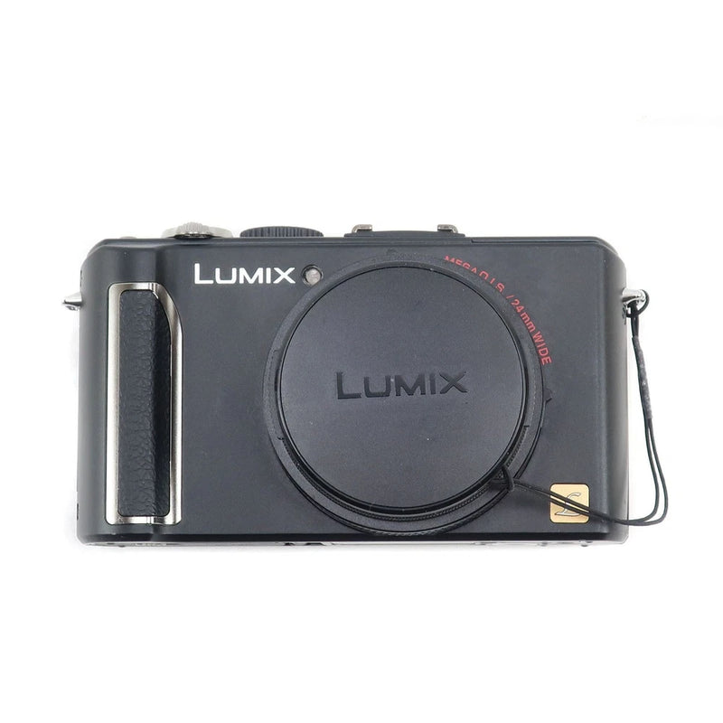 Panasonic LUMIX DMC-LX3 Black Compact Digital Camera Leica Lens Tested Working