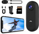 4K Thumb Action Camera, Tiny Size, Mount Anywhere, Small Body Camera Hands-Free