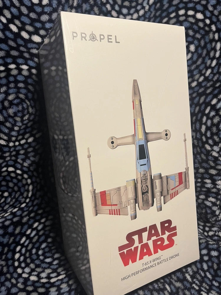 Propel Star Wars T-65 X-wing battle drone Collector Edition box with aircraft illustration