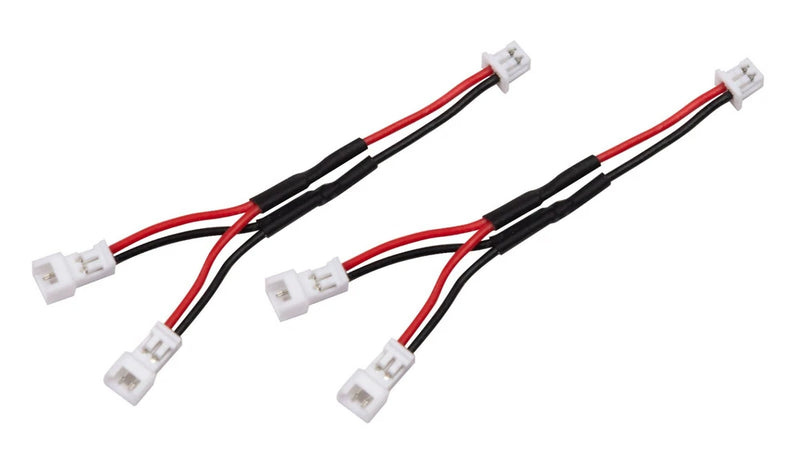 2pk Y splitter cable PH 1.25mm connector for E-Flite 1s Lipo Dual Battery