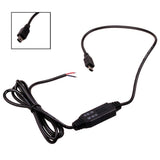3M DC 12V (8-22V) to 5V 3A Straight Mini USB Power Converter Cable