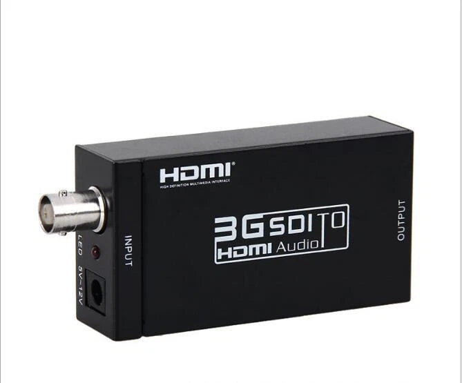 Mini SD-SDI HD-SDI 3G-SDI to HDM Video Audio Converter Adapter 720P 1080P DC 5V
