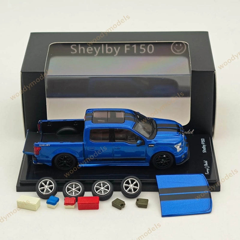 Funny 1/64 F-150 Shelby Super Snake Pickup Sport Model - with Accessories
