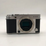 Fujifilm Fuji X-A3 XA3 24.2MP Mirrorless Digital Camera Silver Body Excellent