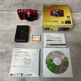 FUJIFILM FinePix F770EXR Working Red Digital Camera 20x Zoom GPS Tested