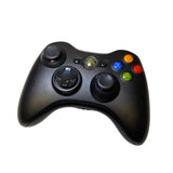 Microsoft Xbox 360 Wireless Controller Black Model 1403 Powers On w/Battery Pack Battery
