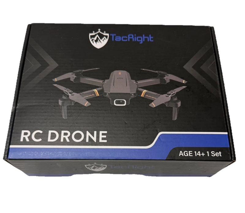 TacRight RC drone with HD camera quadcopter retail box