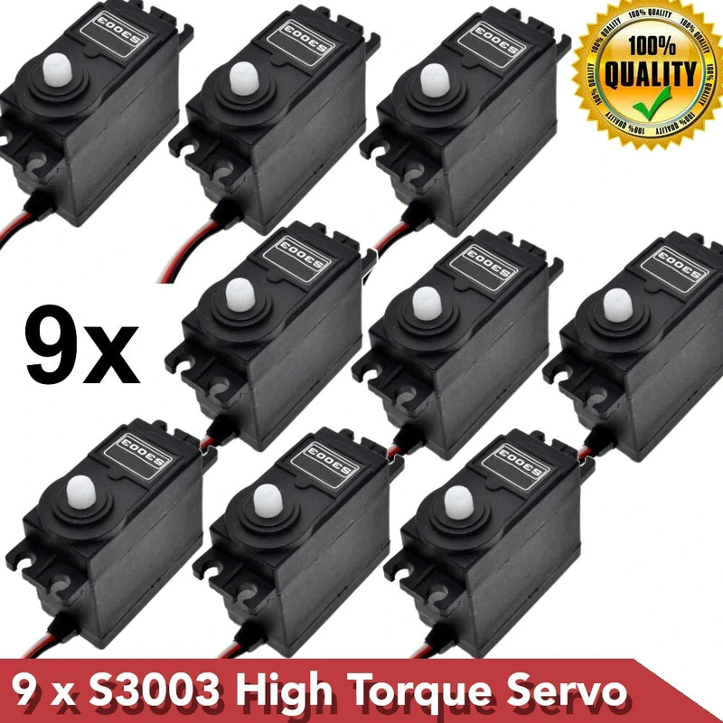 9x S3003 Gear Standard High Torque Servo For Futaba RC Car Boat Helicopter EU AU