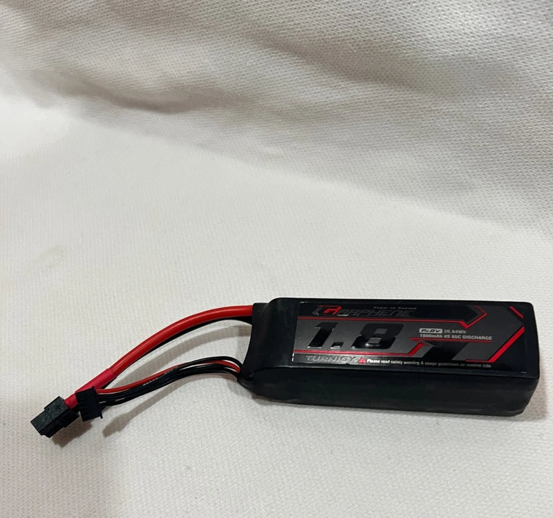 Turnigy Graphene 1.8 1800mAh 14.8V 4S 65C Discharge  Lipo Battery