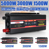 5000W 3000W 1500W 12V/24V A 110V Convertidor Con USB de Carro Inversor Corriente