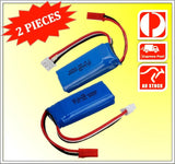 1/28 7.4v 2s LiPo 600mah 20C x2pcs Battery WLtoys K969 K979 K989 K999 P929 P939
