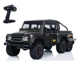 USED YIKONG RC 1/10 Crawler Car 6WD YK6101 Pickup Model Motor Servo W/O Battery Battery