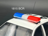 1/18 Scale Model Blue Clear Red Code 3 MX7000 Lightbar LAPD LASD Police 1815BCR
