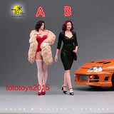 1/18 1/24 1/32 1/64 1/43 1/87 fashion woman Scene Miniatures Figures Doll Model