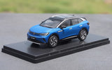 1:43 Volkswagen ID.4 CROZZ SUV Blue Diecast Car Model