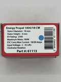 EP1806-18A Clockwise 2300Kv Propel Energy Motor