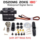35kg High Torque Servo Motor Metal Gear Steering Servo for 1/10 RC Crawler Car