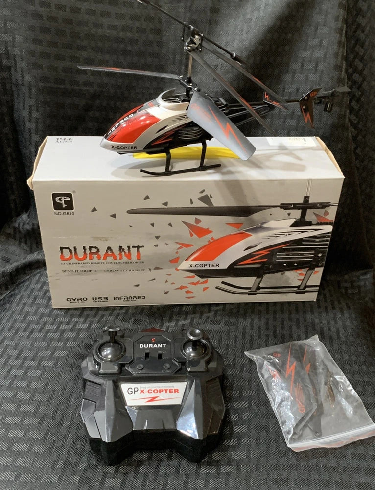 Durant crash resistant rc helicopter missing charger