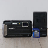 Panasonic LUMIX DMC-TS30 16MP Point & Shoot Camera - Black *GOOD/TESTED*